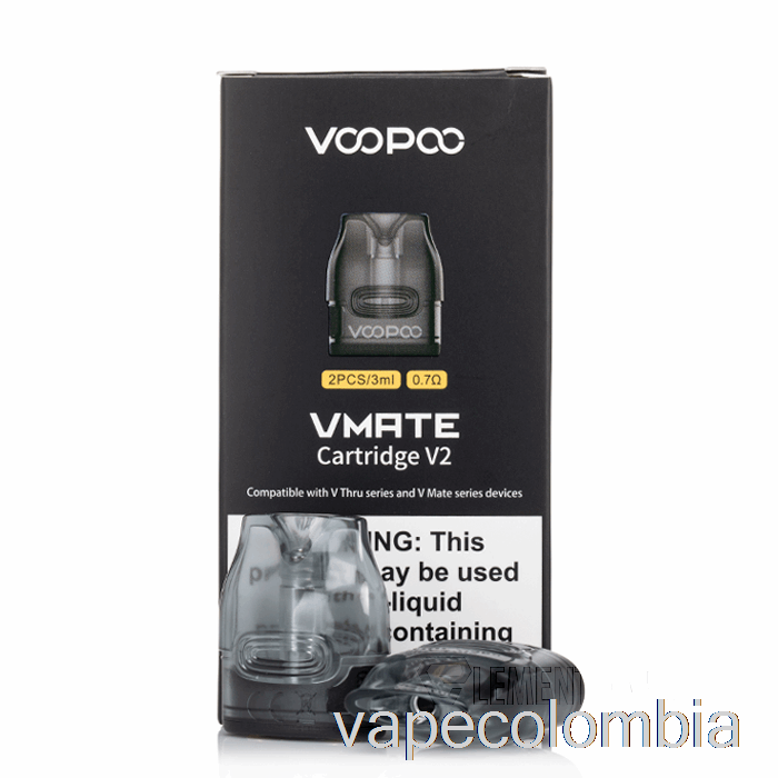 Kit Completo De Vapeo Voopoo V.thru Pro, Cápsulas De Repuesto De 0,7 Ohmios, Cápsulas Vmate V2